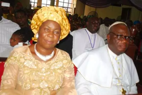 R-L Dr. Samuel Chukwuemeka Uche Kanu and his wife Florence