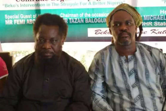 Dr. Femi Aborisade and Mr. Segun Mayeigu