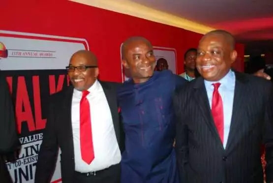 Mr. Eric Osagie, Chief Charles Odunukwe and Dr.Orji Uzor Kalu