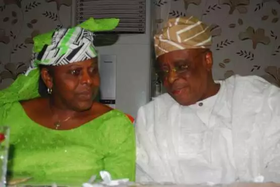Mrs.Dosunmu Awolowo and Chief Segun Osoba