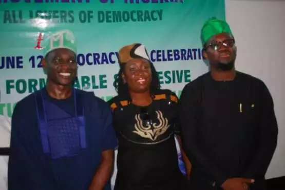 Mr. Abdul Mumuni Abiola,Mrs.Moremi Ojodu and Mr.Opeyemi Oriniowo