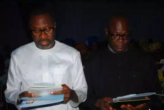 Mr.Femi Otedola and Mr. Kunle Bakare