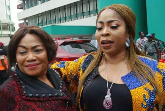 Mrs. Ngozi Areh and princess Omotade Abiodun