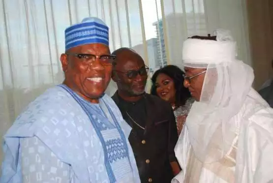 Chief Kenny Martins,Bishop Oscar Ossai and Alhaji Mauzu Abubakar