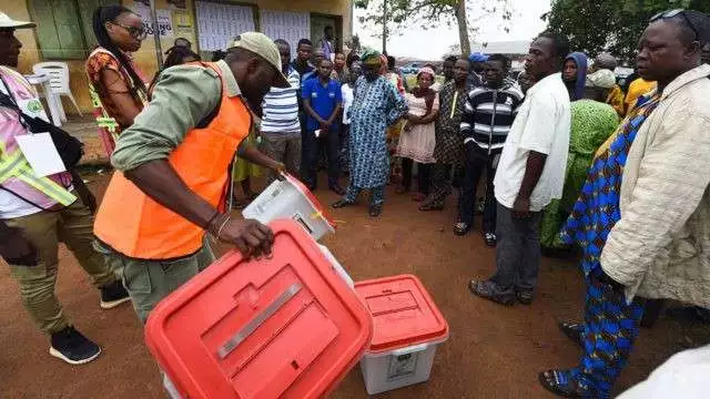 Osun Election Monitoring Group on duty.