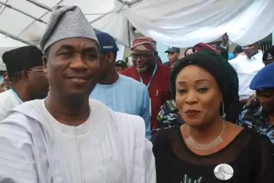 Dr. Obafemi Hamzat and his wife Oluremi