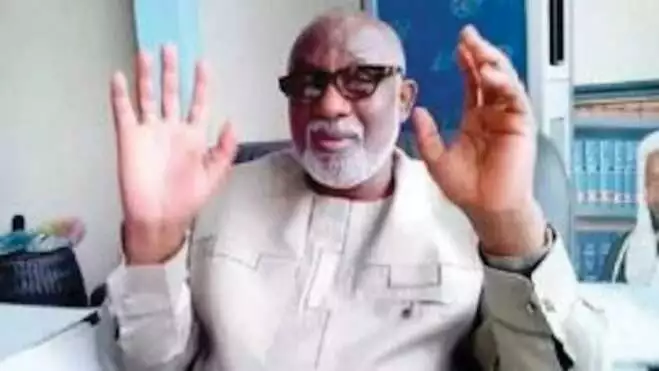 Gov. Akeredolu under attack of kidnappers