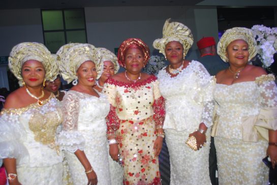 Nkechi Obi (middle) with her friends