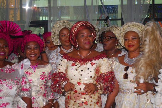 Nkechi Obi mother of the day dancing into the reception