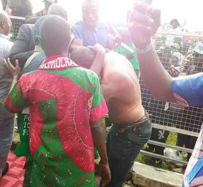 One of the suspected Thugs that Attacked Fayose