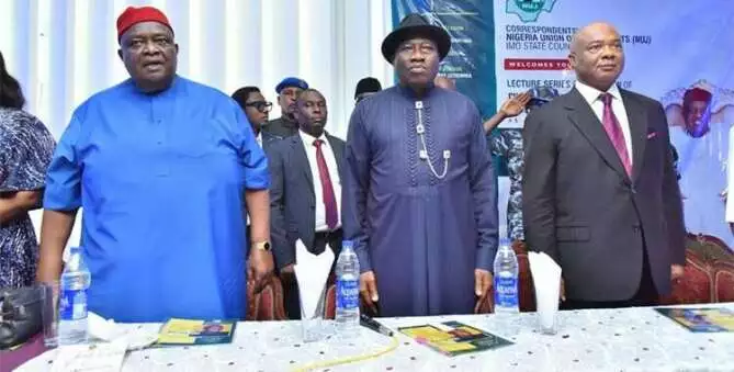 Hope Uzodimma At Iwuanyanwu's 80th Birthday Lecture