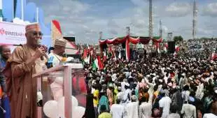 Atiku Received Mamoth Crowd in Bauchi