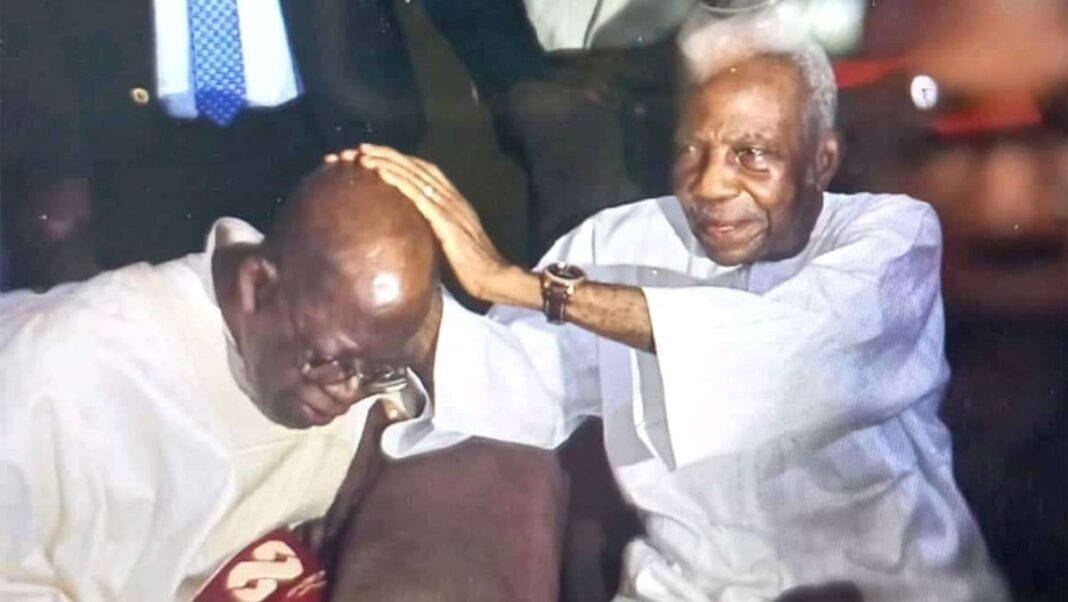 Bola Ahmed Tinubu and Reuben Fasoranti