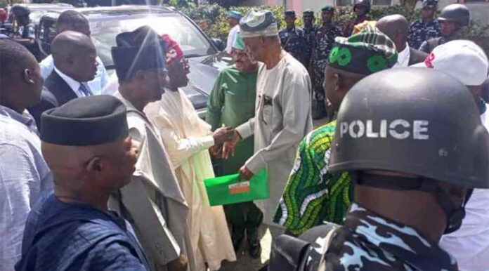 Bola Ahmed Tinubu in Akure Bola Ahmed Tinubu in Akure