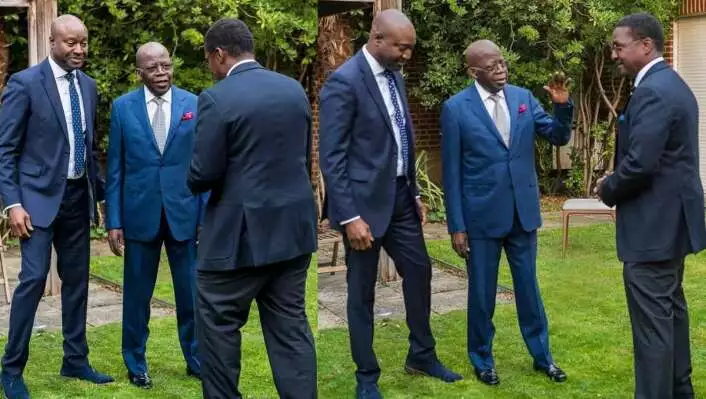 Bola Ahmed Tinubu in London Bola Ahmed Tinubu in London