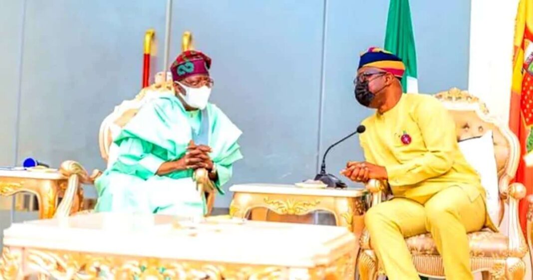 Governor Seyi Makinde with Bola Ahmed Tinubu