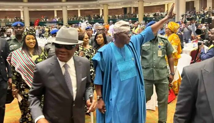 Nyesom Wike and Babajide Sanwo-olu Nyesom Wike and Babajide Sanwo-olu