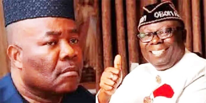 Senator Chris Ekpenyong and Senator Godswill Akpabio Senator Chris Ekpenyong and Senator Godswill Akpabio