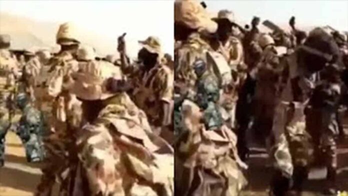 Soldiers Dancing to Emi lokan Song