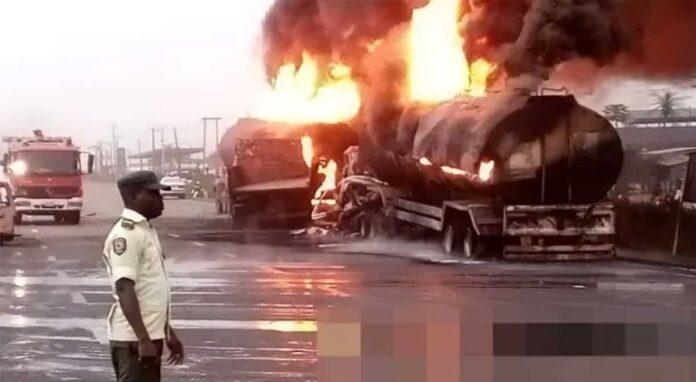 Tanker Explosion at Ibadan Expressway Tanker Explosion at Ibadan Expressway