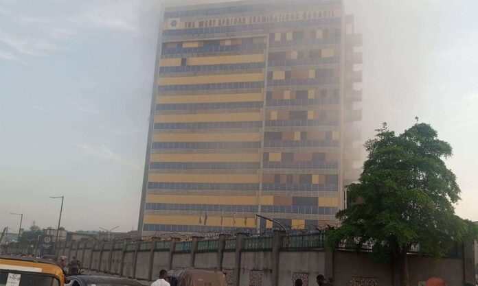 WAEC Yaba Office on Fire WAEC Yaba Office