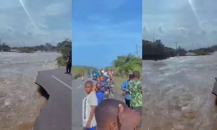 Yenegoa-Amassoma highway Flood Yenegoa-Amassoma highway Flood