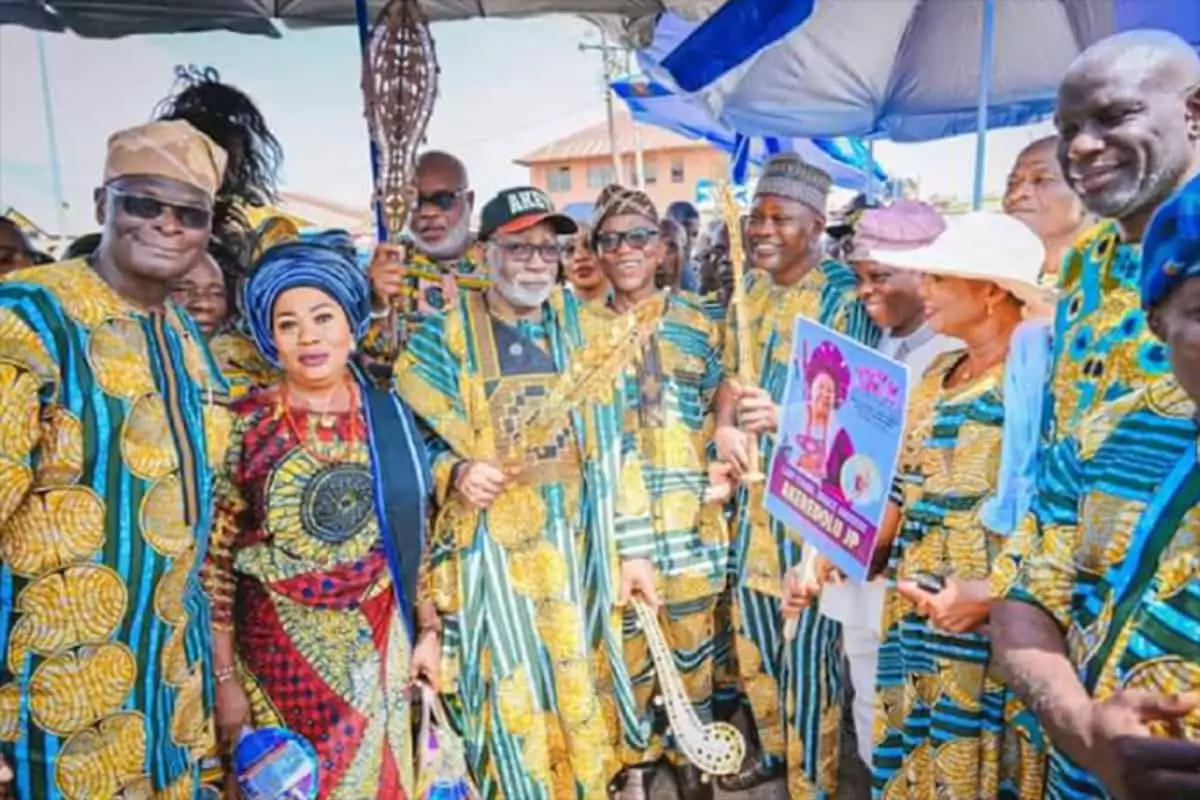 Akeredolu's Mother Burial Rites