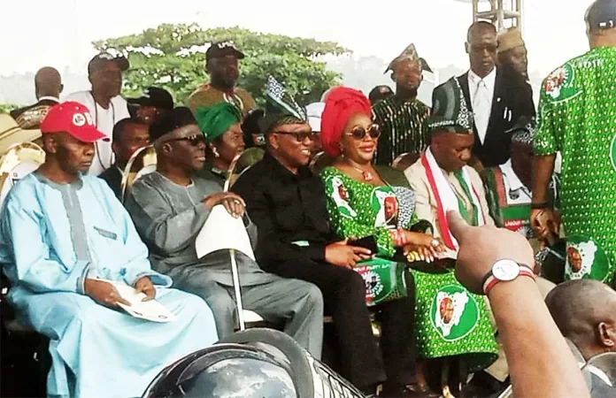Ayo Adebanjo at Peter Obi Rally in Ibadan Ayo Adebanjo at Peter Obi Rally in Ibadan