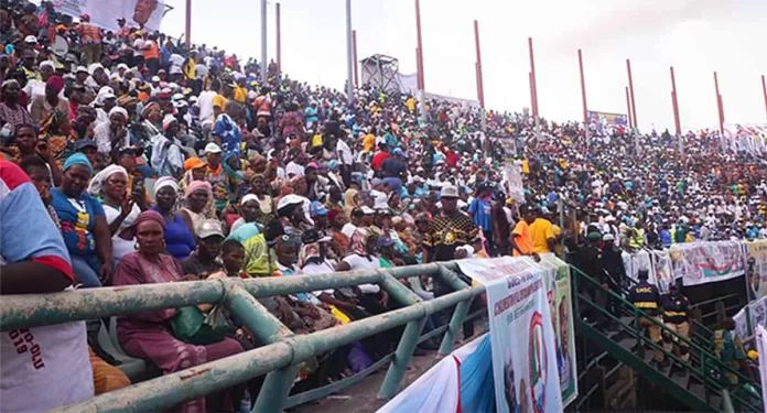 Bola Tinubu Rally in at Teslim Balogun Lagos Bola Tinubu Rally in at Teslim Balogun Lagos