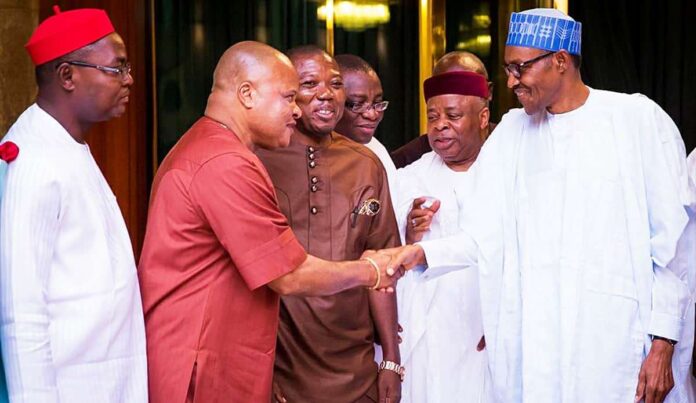 Ifeanyi Araraume and Muhammadu Buhari