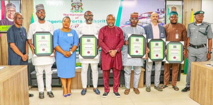 NPA Presents Licences To 5 Export Processing Terminal Operators NPA Presents Licences To 5 Export Processing Terminal Operators
