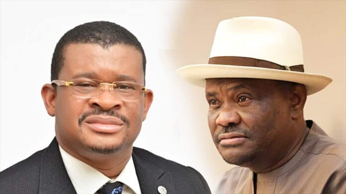 Nyesom Wike and Senator Lee Maeba Nyesom Wike and Senator Lee Maeba