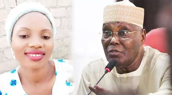 Deborah Samuel and Atiku Abubakar Deborah Samuel and Atiku Abubakar
