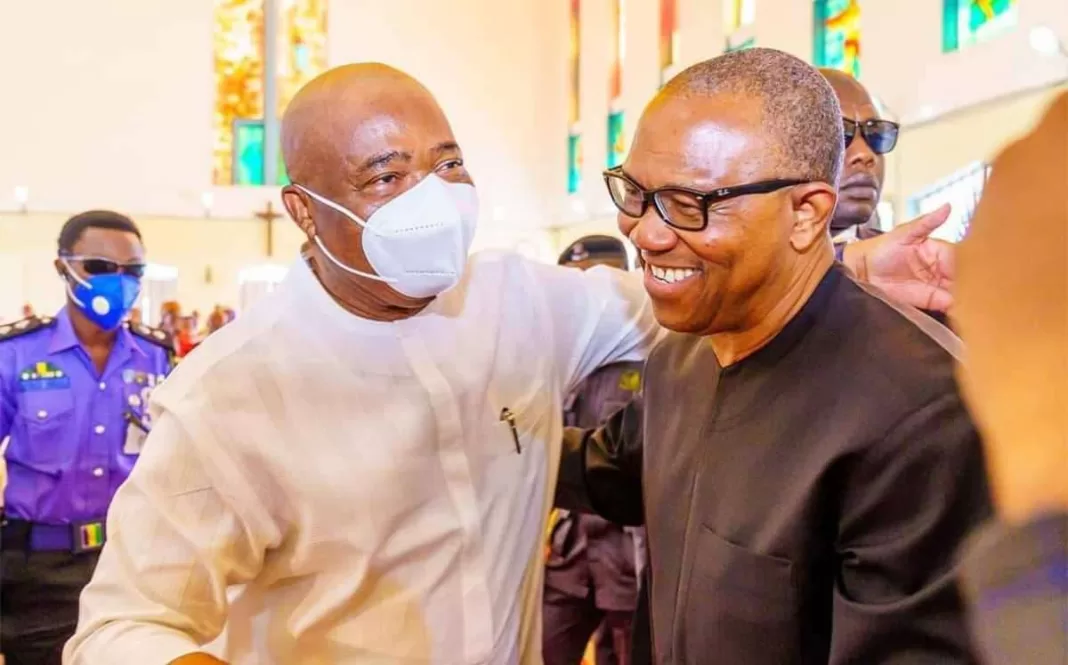 Hope Uzodimma and Peter Obi