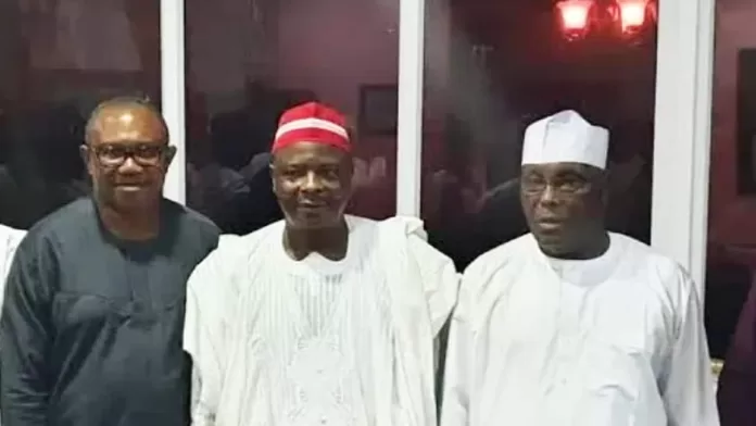 Peter Obi-Rabiu Kwakwanso and Atiku Abubakar Peter Obi-Rabiu Kwakwanso and Atiku Abubakar