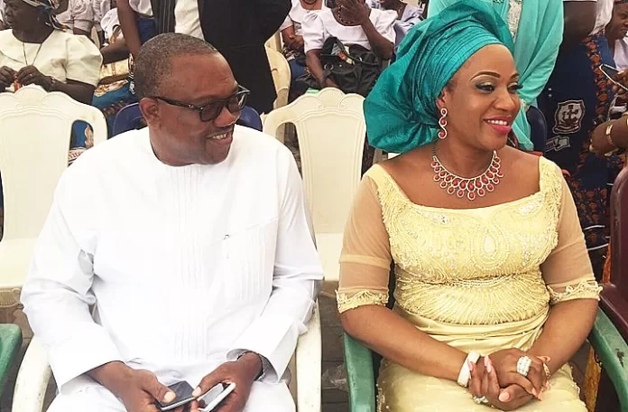 Peter Obi and his wife Peter Obi and his wife