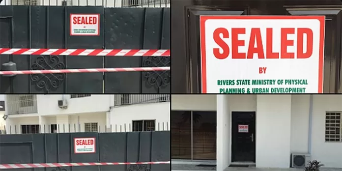Wike sealed Atiku Campaign office in Porthacourt Wike sealed Atiku Campaign office in Porthacourt