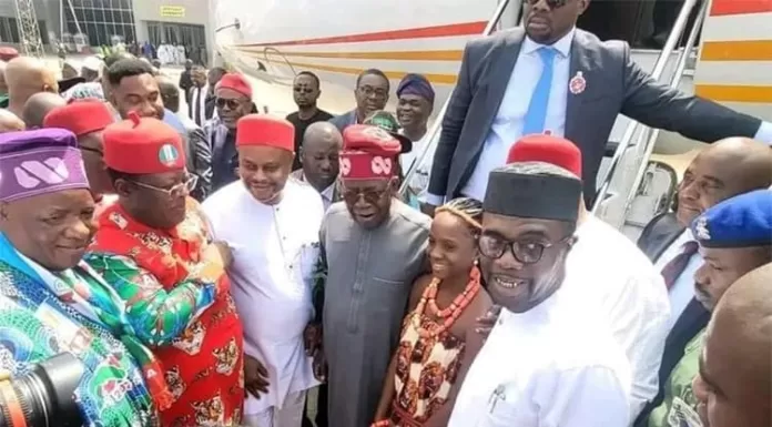 Bola Tinubu in Enugu Bola Tinubu in Enugu