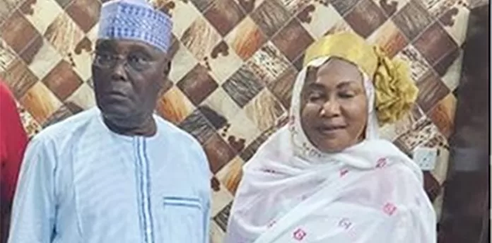 Najaatu Muhammad and Atiku Abubakar Najaatu Muhammad and Atiku Abubakar