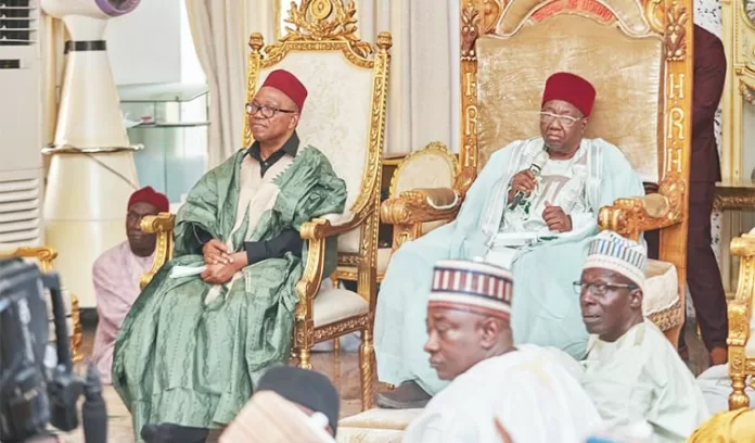 Peter Obi in Borno State Peter Obi in Borno State
