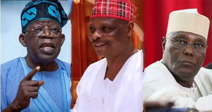 Tinubu and Kwanwaso and Atiku Abubakar Tinubu and Kwanwaso and Atiku Abubakar