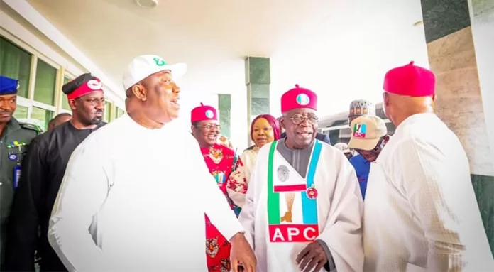 Ugwuanyi and Tinubu Ugwuanyi and Tinubu