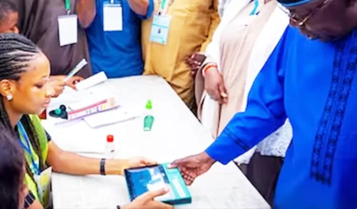 Bola Tinubu cast his vote