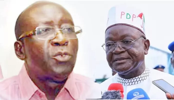 Iyorcha Ayu and Samuel Ortom Iyorcha Ayu and Samuel Ortom