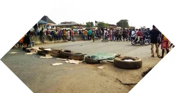 Ore-Benin expressway Protest Ore-Benin expressway Protest