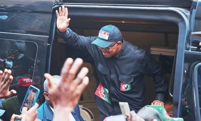 Peter Obi in Lagos