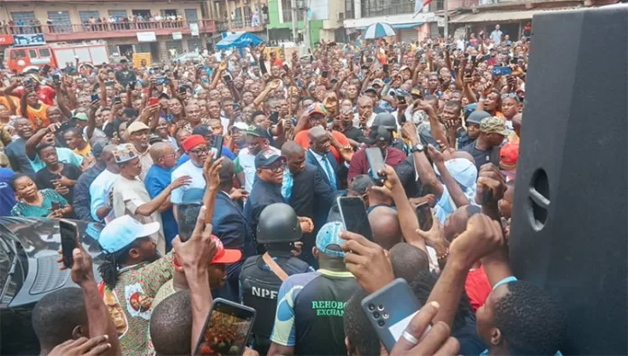 Peter Obi in Lagos Peter Obi in Lagos