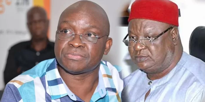 Ayo Fayose and Anyim Pius Anyim