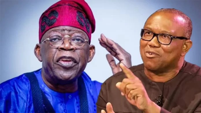 Bola Tinubu and Peter Obi