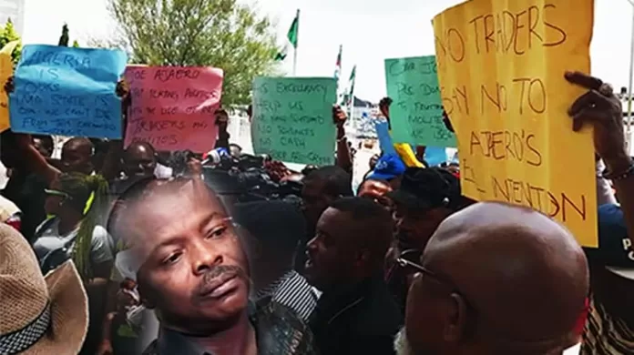 Imo Market Women Protest against Ajaero